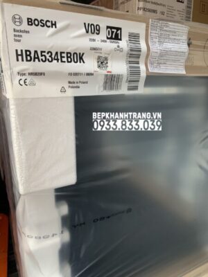 LÒ NƯỚNG ÂM TỦ BOSCH HBA534EB0K SERIE 4 MÀU ĐEN - 56 LÒ NƯỚNG ÂM TỦ BOSCH HBA534EB0K SERIE 4 MÀU ĐEN - 55