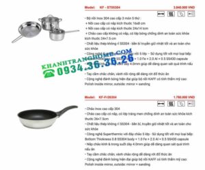 BỘ NỒI INOX 5 MÓN KAFF KF-ST05304 - 58