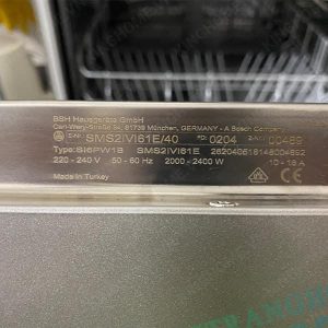 MÁY RỬA CHÉN BÁT ĐỘC LẬP BOSCH SMS2IVI61E SERIE 2 13 BỘ - 21 MÁY RỬA CHÉN BÁT ĐỘC LẬP BOSCH SMS2IVI61E SERIE 2 13 BỘ - 20