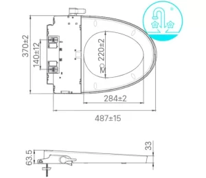 Bồn Cầu INAX AC-902/CW-S32VN 1 Khối Nắp Rửa Cơ - 7 Bồn Cầu INAX AC-902/CW-S32VN 1 Khối Nắp Rửa Cơ - 6