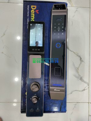 KHÓA NHẬN DIỆN KHUÔN MẶT DEMAX FACE ID SL968 CNC GREY