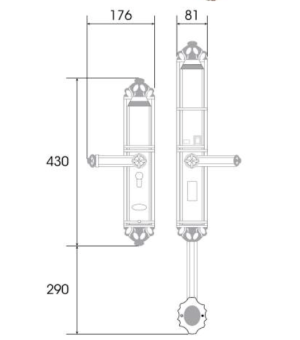KHOÁ CỬA THÔNG MINH DEMAX SL821 AC