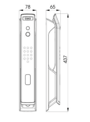 KHÓA NHẬN DIỆN KHUÔN MẶT FACE ID - 3D DEMAX SL999 LG