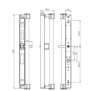 KHÓA THÔNG MINH DEMAX SL808 GS LUX