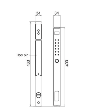 KHÓA THÔNG MINH KHÓA THÔNG MINH DEMAX SL808 CG