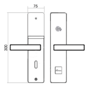 KHOÁ KHÁCH SẠN DEMAX HSL606 SBS
