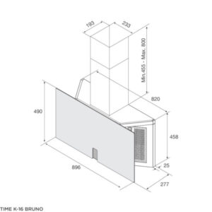 Máy Hút Mùi Áp Tường Malloca Time K-16 Bruno - 5