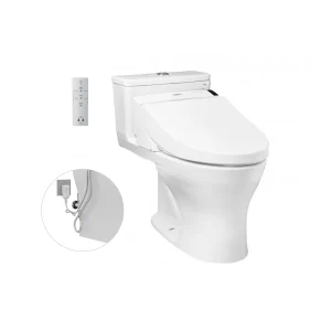 Bồn Cầu Điện Tử TOTO MS905W6#XW Kèm Nắp Rửa Điện Tử WASHLET Dòng C5 – TCF6531Z (220V) - 5 Bồn Cầu Điện Tử TOTO MS905W6#XW Kèm Nắp Rửa Điện Tử WASHLET Dòng C5 – TCF6531Z (220V) - 4