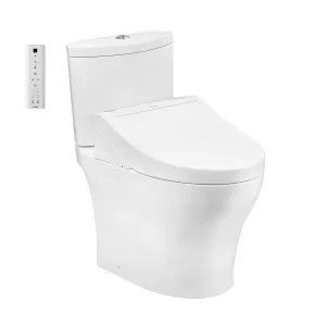 Bồn Cầu Điện Tử TOTO CS838CDW15#XW Kèm Nắp Rửa Điện Tử WASHLET (Loại Giấu Dây) Dòng C5 – TCF24460AAA (220V) - 4