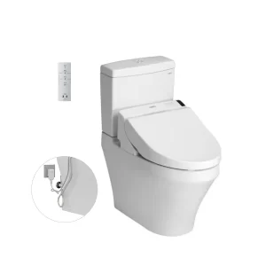 Bồn Cầu Điện Tử TOTO CS945DNW6#XW Kèm Nắp Rửa Điện Tử WASHLET Dòng C5 – TCF6531Z (220V) - 5
