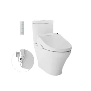 Bồn Cầu Điện Tử TOTO CS818DW6#XW Kèm Nắp Rửa Điện Tử WASHLET Dòng C5 – TCF6531Z (220V) - 4 Bồn Cầu Điện Tử TOTO CS818DW6#XW Kèm Nắp Rửa Điện Tử WASHLET Dòng C5 – TCF6531Z (220V) - 3