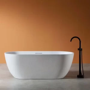 Bồn Tắm Đá MOWOEN MW002-Matt White 1700mm - 7