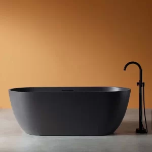 Bồn Tắm Đá MOWOEN MW002-Matt Black 1700mm - 4