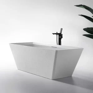 Bồn Tắm Đá MOWOEN MW001-Matt White 1700mm - 8