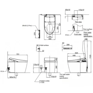 Bồn cầu điện tử TOTO CS989PVT#NW1/TCF9768WZ#NW1 NEOREST RH (220V) - 7 Bồn cầu điện tử TOTO CS989PVT#NW1/TCF9768WZ#NW1 NEOREST RH (220V) - 6