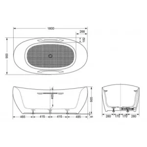 Bồn Tắm TOTO PJY1814HPWE#GW Galalato, Đặt Sàn - 7 Bồn Tắm TOTO PJY1814HPWE#GW Galalato, Đặt Sàn - 6