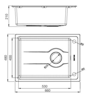 Chậu rửa chén Malloca MS 5066W - 9