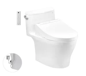 Bồn Cầu Điện Tử TOTO MS887RW14#XW Kèm Nắp Rửa Điện Tử WASHLET Dòng C5 – TCF24410AAA (220V) - 4