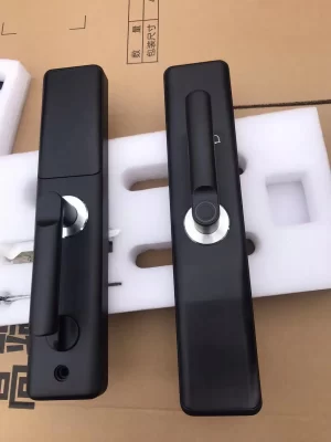 KHÓA CỬA VÂN TAY HUBERT HB CG59 ROUGH BLACK - 12