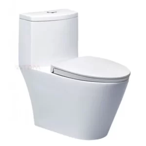 Bồn Cầu CAESAR CD1363 1 Khối Nắp Êm - 3