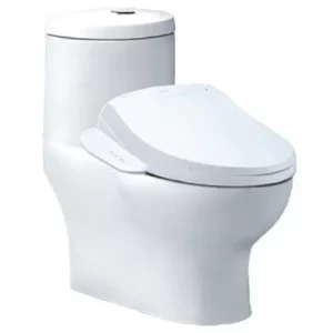 Bồn Cầu CAESAR 1 Khối Nắp Điện Tử - 4 Bồn Cầu CAESAR 1 Khối Nắp Điện Tử - 3