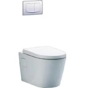 Bồn Cầu CAESAR CPT1503 Treo Tường Thùng Nước Âm Tường Nắp Êm - 3