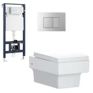 Bồn Cầu COTTO SC19777(F) Treo Tường Nắp Êm - 4 Bồn Cầu COTTO SC19777(F) Treo Tường Nắp Êm - 3