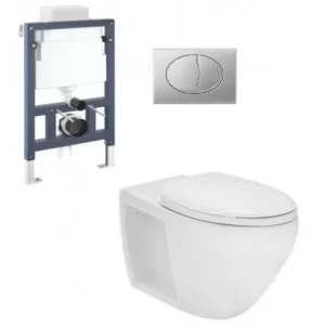 Bồn Cầu COTTO SC198517(T) Treo Tường Nắp Êm - 4 Bồn Cầu COTTO SC198517(T) Treo Tường Nắp Êm - 3