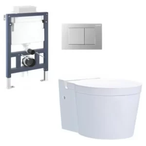 Bồn Cầu COTTO SC198817(T) Treo Tường Nắp Êm - 4 Bồn Cầu COTTO SC198817(T) Treo Tường Nắp Êm - 3