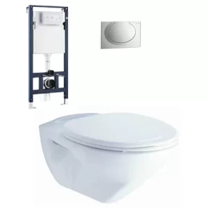 Bồn Cầu COTTO SC199(F) Treo Tường Nắp Êm - 4 Bồn Cầu COTTO SC199(F) Treo Tường Nắp Êm - 3