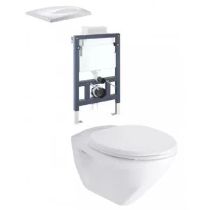 Bồn Cầu COTTO SC199(T) Treo Tường Nắp Êm - 4 Bồn Cầu COTTO SC199(T) Treo Tường Nắp Êm - 3