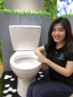 Bồn Cầu TOTO 2 Khối CS300DRT3#W Nắp Đóng Êm TC385VS - 12 Bồn Cầu TOTO 2 Khối CS300DRT3#W Nắp Đóng Êm TC385VS - 11