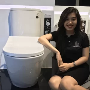 Bồn Cầu TOTO 2 Khối CS761DT5#XW Nắp Đóng Êm TC384CKV - 7