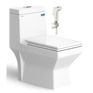 Bồn Cầu VIGLACERA V42 1 Khối Nắp Êm Tặng Xịt - 3