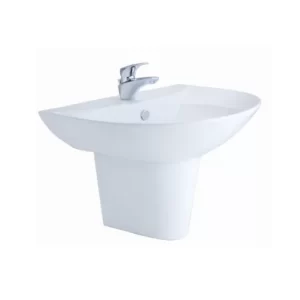 Chậu Rửa Lavabo COTTO C02197 Treo Tường - 4 Chậu Rửa Lavabo COTTO C02197 Treo Tường - 3