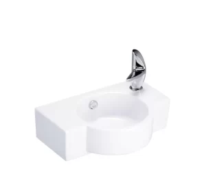 Chậu Rửa Lavabo COTTO C00547 Treo Tường Kháng Khuẩn - 6 Chậu Rửa Lavabo COTTO C00547 Treo Tường Kháng Khuẩn - 5