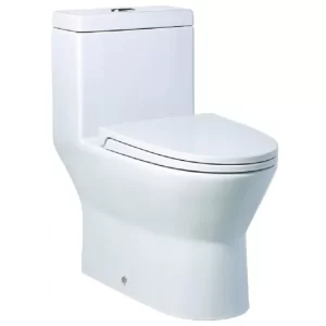 Bồn Cầu CAESAR CD1374 1 Khối Nắp Êm - 3