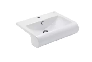 Chậu Rửa Lavabo COTTO C02237 Riviera Bán Âm Bàn Kháng Khuẩn - 4 Chậu Rửa Lavabo COTTO C02237 Riviera Bán Âm Bàn Kháng Khuẩn - 3