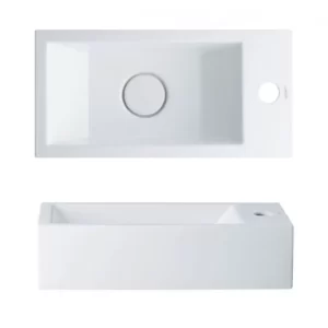 Lavabo CAESAR LF5239S Đặt Bàn/Treo Tường - 6 Lavabo CAESAR LF5239S Đặt Bàn/Treo Tường - 5