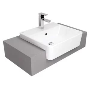 Chậu Rửa Lavabo AMERICAN 0519-WT ( VF-0519 ) Bán Âm Bàn Acacia Evolution - 4 Chậu Rửa Lavabo AMERICAN 0519-WT ( VF-0519 ) Bán Âm Bàn Acacia Evolution - 3