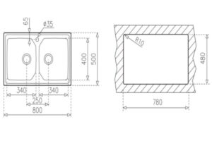 Chậu Rửa Inox Teka PREMIUM 2B 80 11128008 - 3
