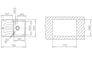 Chậu Rửa Inox Teka UNIVERSO 79 1B 1D 10120087 - 4 Chậu Rửa Inox Teka UNIVERSO 79 1B 1D 10120087 - 3