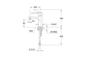 Vòi Lavabo Teka Aura Red 50342020R - 3