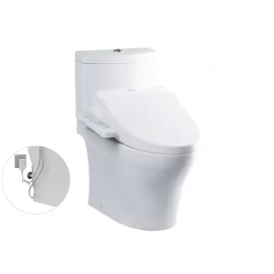 Bồn Cầu Điện Tử TOTO CS769DRW7#XW Kèm Nắp Rửa Điện Tử WASHLET Dòng C2 – TCF6631A (220V) - 5