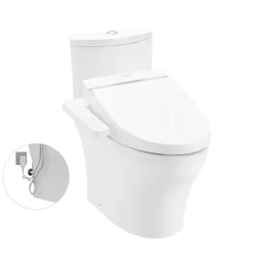 Bồn Cầu Điện Tử TOTO CS838DW7#XW Kèm Nắp Rửa Điện Tử WASHLET Dòng C2 – TCF6631A (220V) - 4