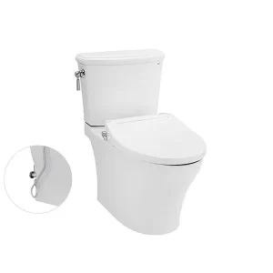 Bồn Cầu TOTO CS986GE2#XW 2 Khối Nắp Rửa Cơ TCW07S - 6