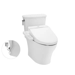 Bồn Cầu Điện Tử TOTO CS986GW7#XW Kèm Nắp Rửa Điện Tử WASHLET Dòng C2 – TCF6631A (220V) - 4