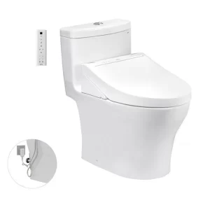 Bồn Cầu Điện Tử TOTO MS889DRW14#XW Kèm Nắp Rửa Điện Tử WASHLET Dòng C5 – TCF24410AAA (220V) - 4
