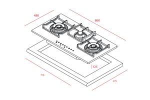 Bếp Gas Teka GK LUX 86 1 3G AI AL 2TR - 8