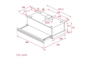 Máy Hút Mùi Âm tủ Teka CNL 6400 40436800 - 3
